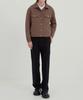 NODU Wide Tuck Slacks [Black]
