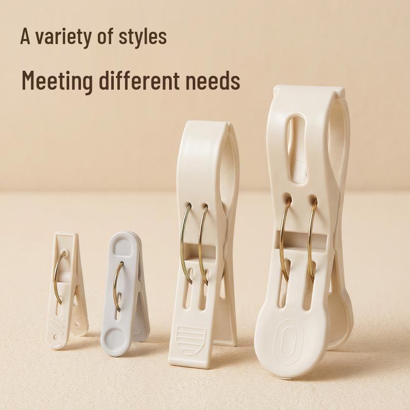Stainless Steel Windproof Clothes & Quilt Clips - Strong, Large, Anti-Slip Design for Sheets