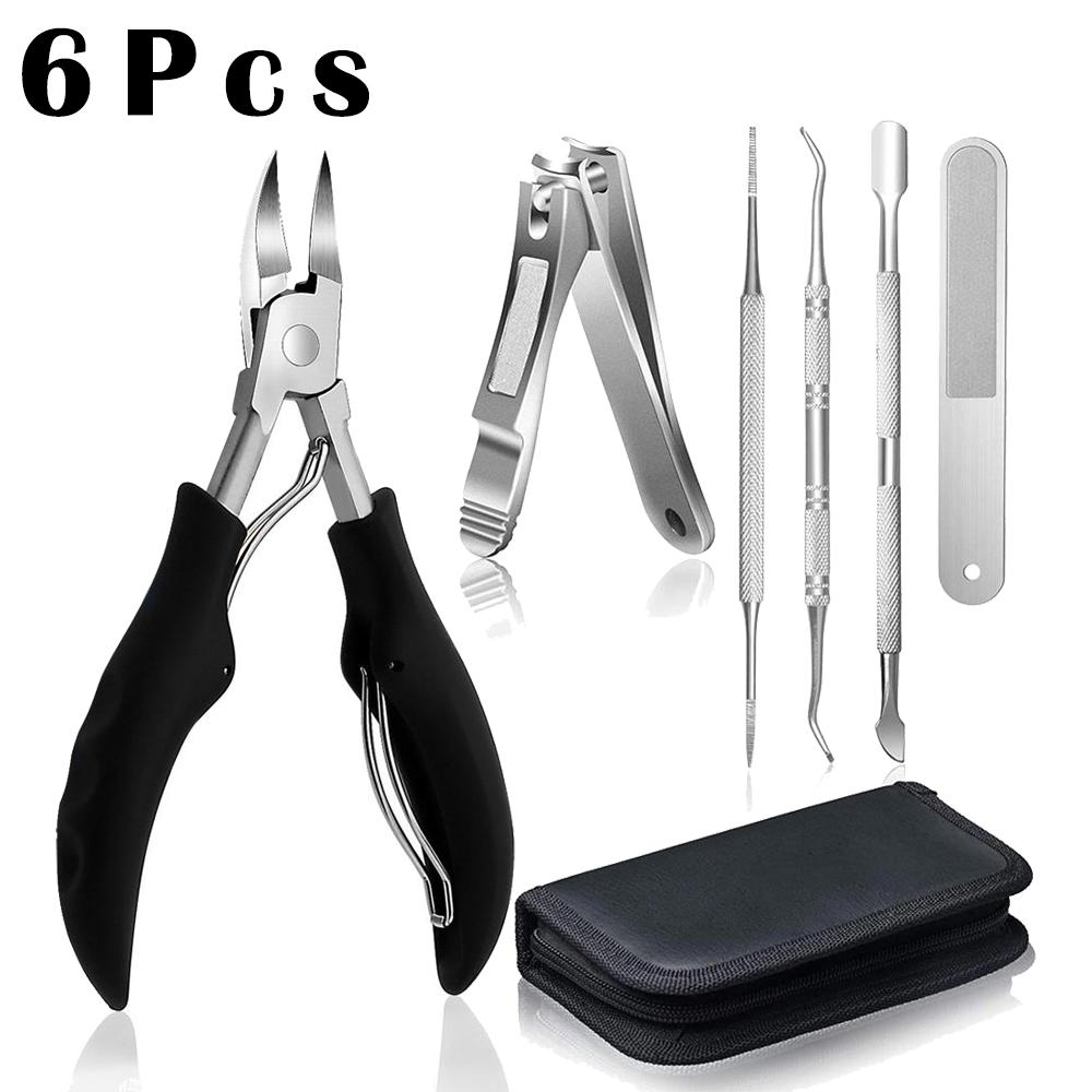 9Pcs/Set Stainless Steel Toe Pedicure Knife Nail Clipper Feet Scraper Tools Set Dead Skin Removers Nail Remove Cuticle Tools