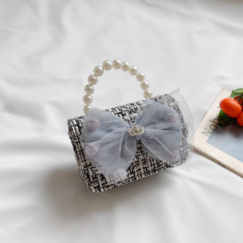 Adorable Korean Style Mini Pearl Children's Purse With Waterproof Features