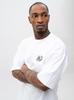 Jigga Wear Laurel S Oversized Men's White Short Sleeve T-Shirt