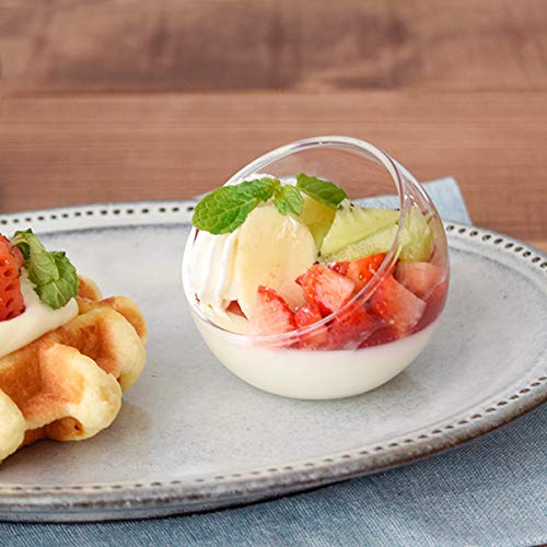 Tableware East Slanted Bowls, 40cc Glass, Set of 6