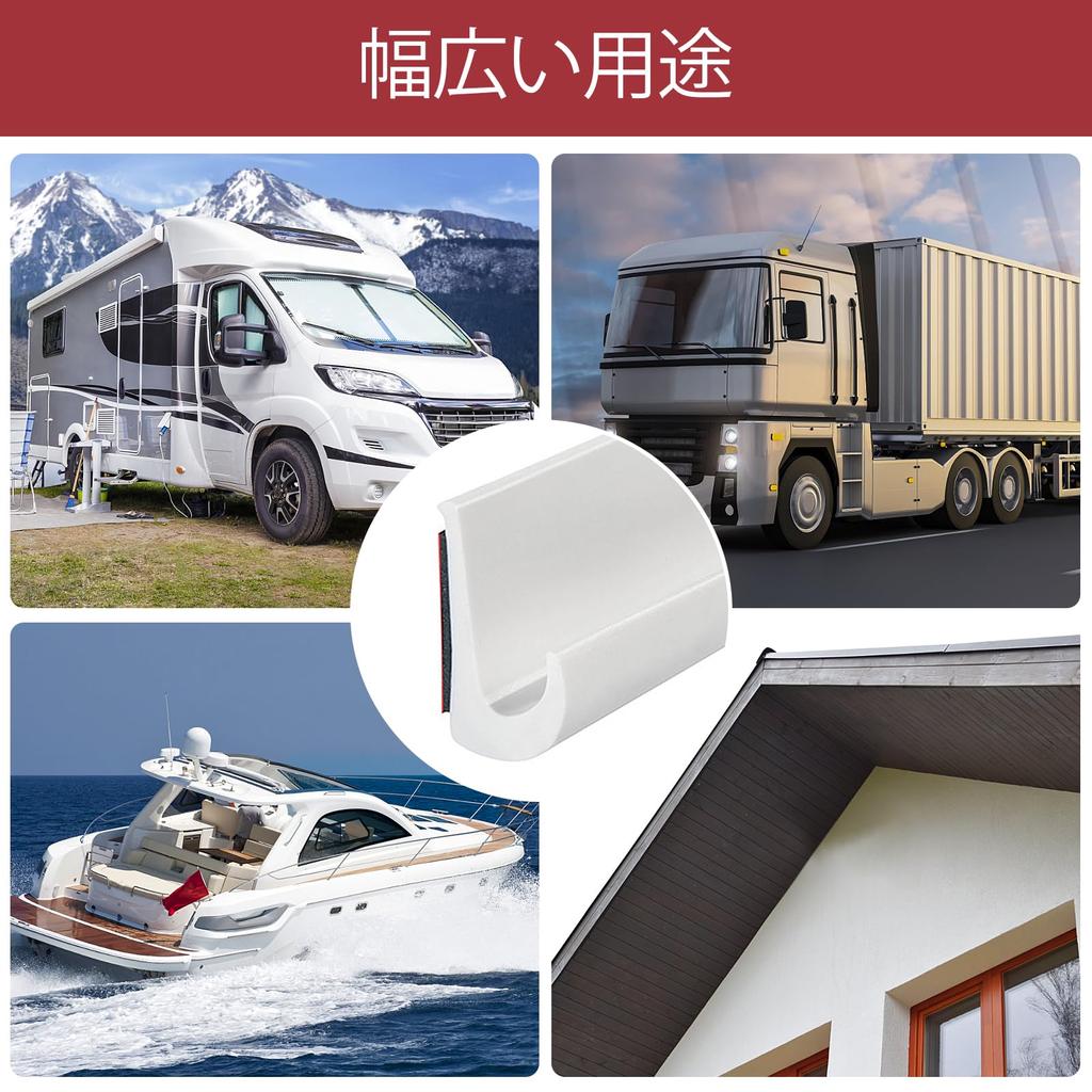 HARUMAKI Car Door Drain 5m Door Rain Door Edge Collision Easy Installation Without Scratch Compatible with All Vehicles Molding, Tape-Type Molding,