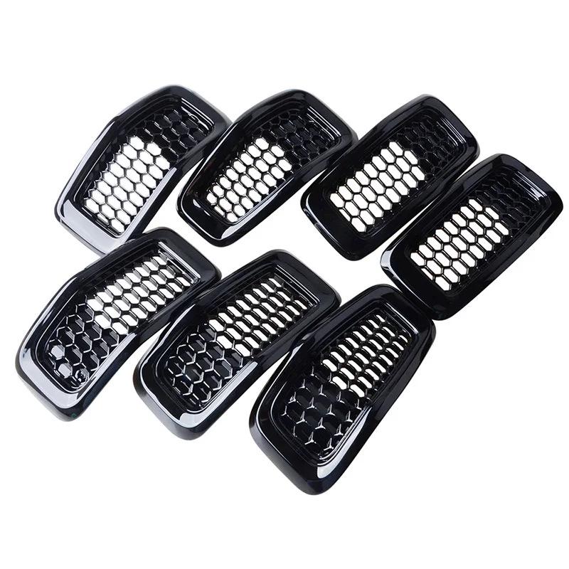 2014-2018 Jeep Cherokee Frontstoßstange Waben-Motorhauben-Kühlergrill-Gitter