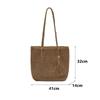 Yogodlns Women Hand Woven Tote Bag Solid Color Large Capacity Square Handbag Straw Shoulder Bag with Tassel Pendant