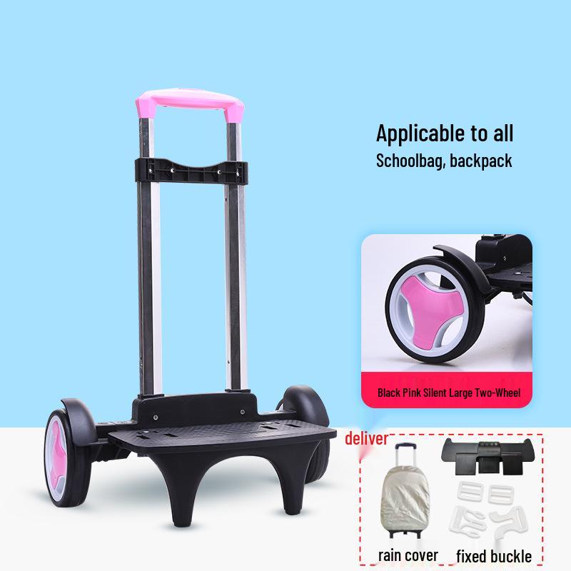 Folding Backpack Cart with Flashing Wheels for Kids – 3 or 6 Wheel Options