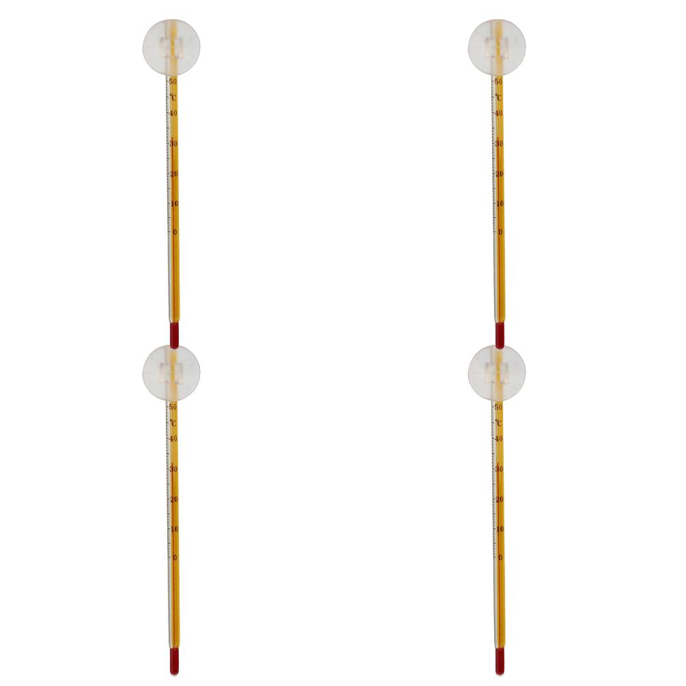 Aquarium Thermometer with Suction Cup Turtle Fish Tank Glass Water Anti Dropping Temperature Meter Household Accessories