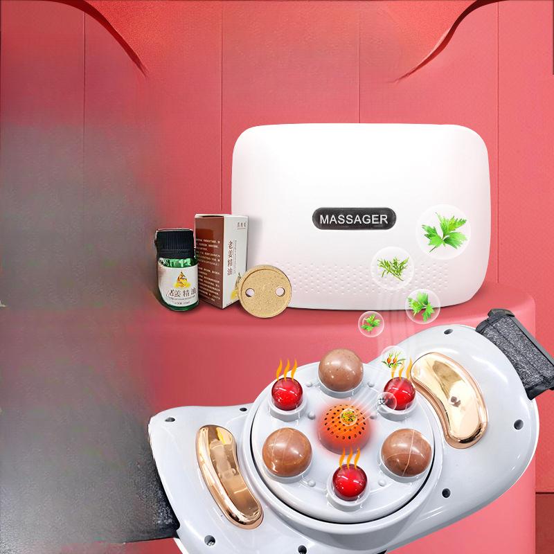 

Магнитный инструмент для разминания живота, каменный электрический массажный пояс с подогревом живота, многофункциональная зарядка, массажер для талии и живота