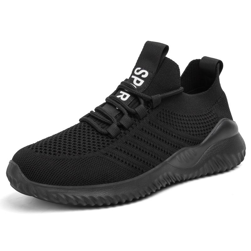 Men and women's new flat comfortable fashion non-slip wear-resistant breathable mesh casual sneakers lovers walking loafers