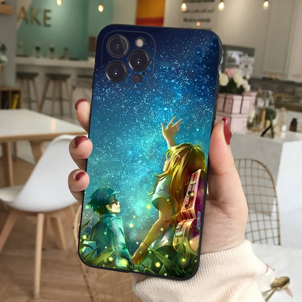 Your Lie In April Phone Case For IPhone 16 15 14 13 12 11 17 Pro Max Simplicity Back TPU Soft Case