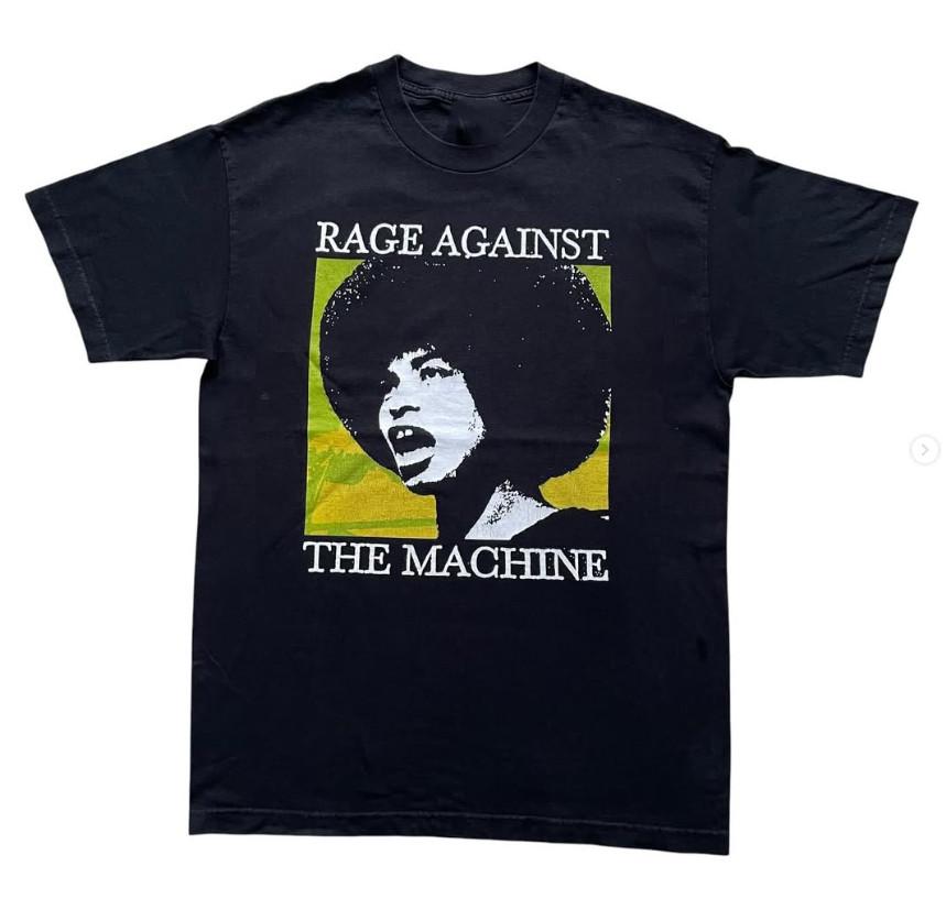 Rage Against The Machine Angela Davis Unisex T-Shirt Alle Größen ZA438