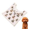 Winter Pet Dog Clothes Cloak Blanket Puppy Warm Windproof Jacket Bear Patterns Cape Pet Costume Winter Accessories