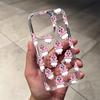 cartoon cute pink way abstract Phone Case for iPhone 17 16e 16 15 14 13 12 11 Pro Max 7 8 Plus X XR Airbag Anti Fall Clear Cover