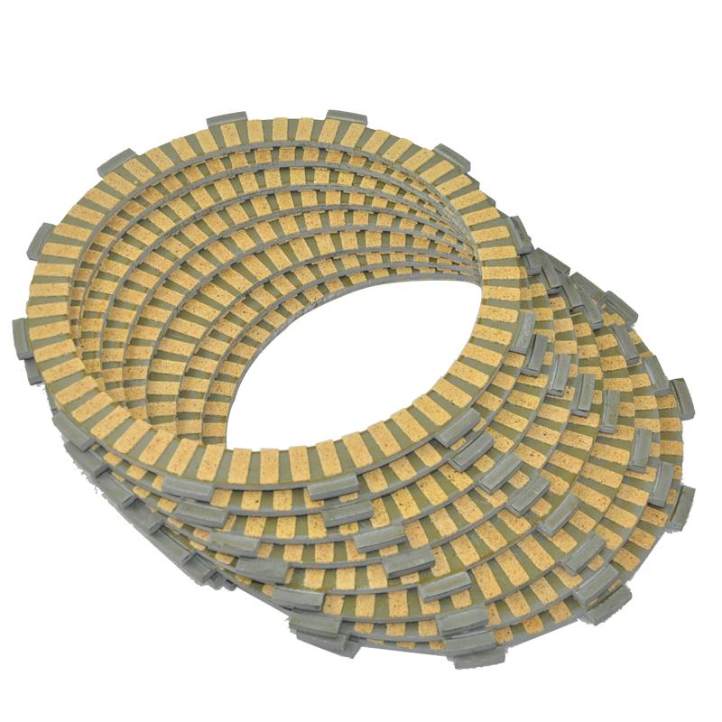 8PC Motorcycle Friction Clutch Disc Plates For Honda VTX1800 VTX1800C VTX1800F VTX1800N VTX1800R VTX1800S VTX1800T 2002-2008