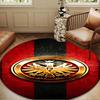 Eintracht Frankfurt Wappen Runde Matte Heimdekoration, Stuhlmatte Für Wohnzimmer, Schlafzimmer, Fußmatte Heimdekoration Geburtstagsgeschenk Weihnachtsgeschenke