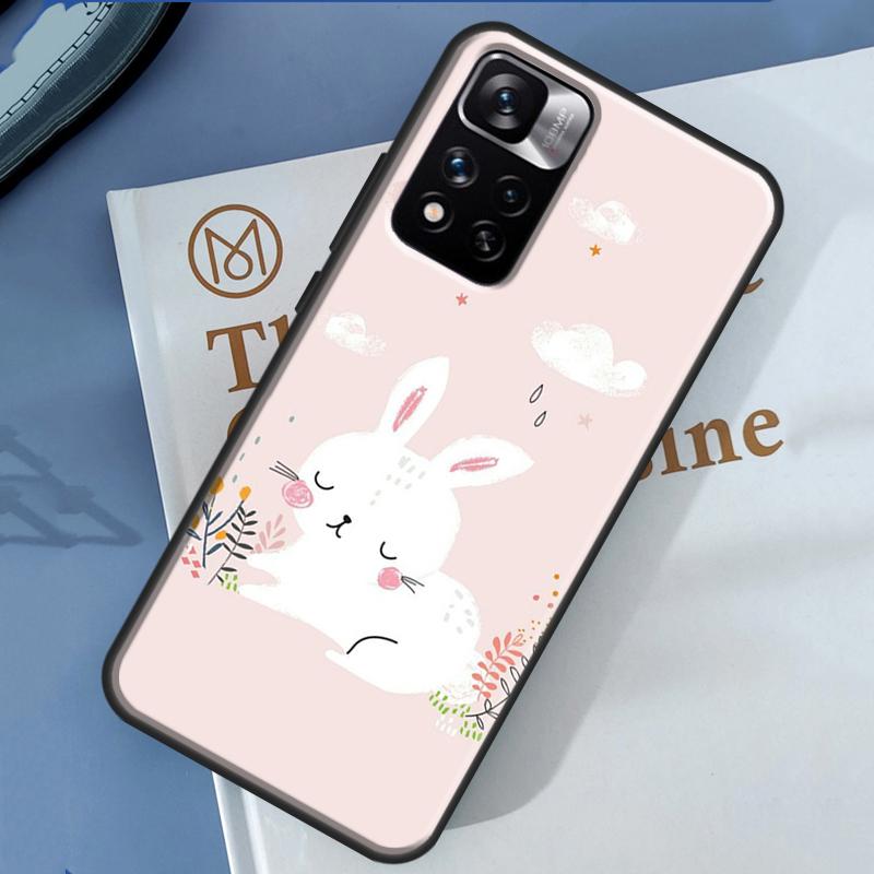 Cartoon Rabbit Bunny Case For Xiaomi Redmi 14C 13C 10C 12C Redmi Note 13 14 Pro 12 11 9 10 9S 10S 11S 12S Cover
