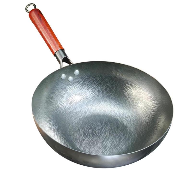 ZISIZ Traditional Hand-Forged Iron Wok