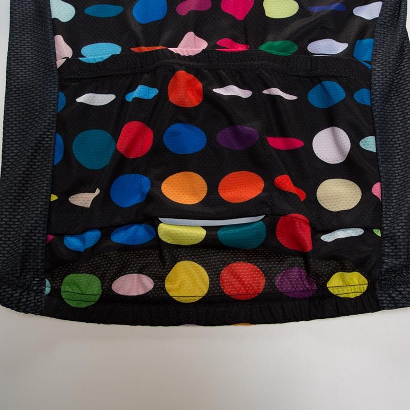 Summer Short Riding Bicycle Cycling Clothing Set Polka Dot Men/Women Sport Jerseys Suits