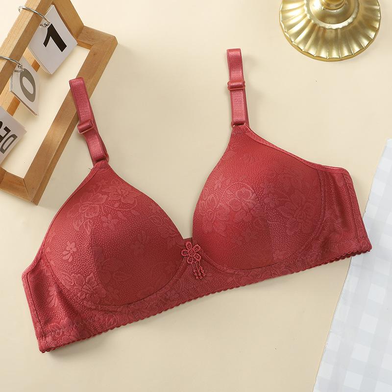Comfortable No-Wire Bra for Middle-Aged Women - Anti-Sagging, Supportive Underwear for Moms and Seniors