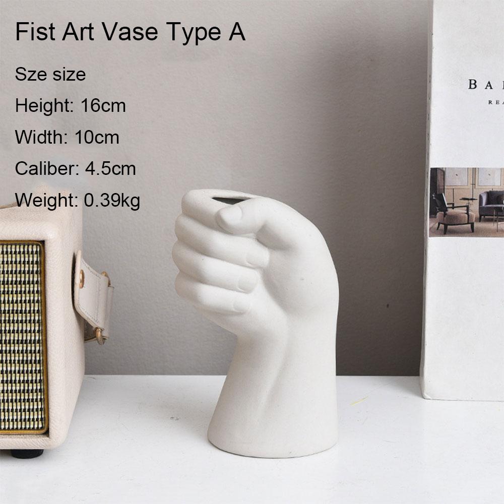 

Керамическая ваза в скандинавском стиле с золотыми цветами в виде руки, современный декор для домашнего офиса, креативная цветочная композиция, украшение для гостиной