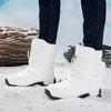 36-46 Winter Men's Plus Velvet High-top Outdoor Shoes Women's Large Size Hiking Shoes Plus Fur Warm Hiking Boots