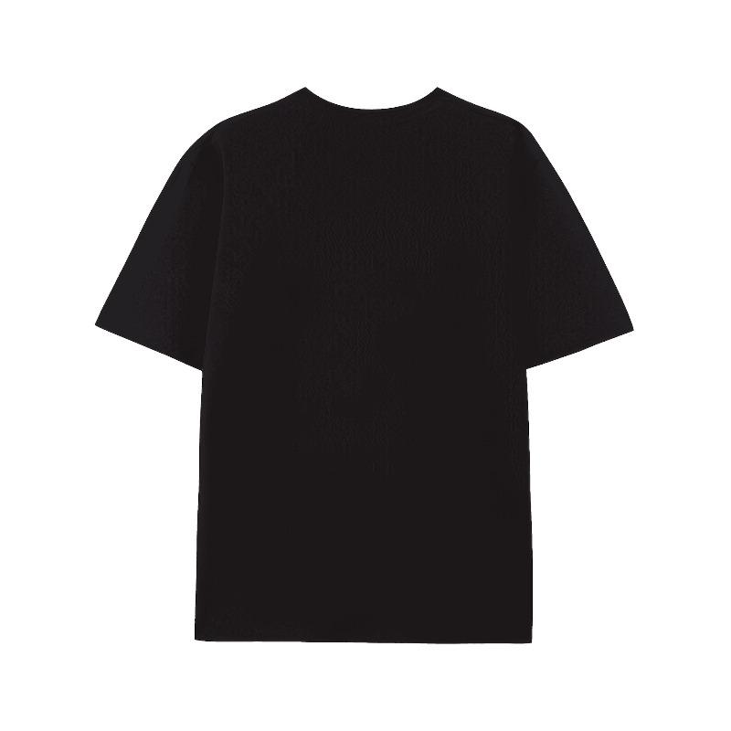 European Sizes Basketball TShirt In Black And Orange with a Basketball Print Perfect for Sports Leisure And Street Fashion