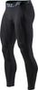 Tesla Men's Fleece-Lined Compression Tights [Stretchable, Warm, and Cold-Wearing] Sportswear, Running Leggings, Innerwear, Cold Weather Wear, Long Spa