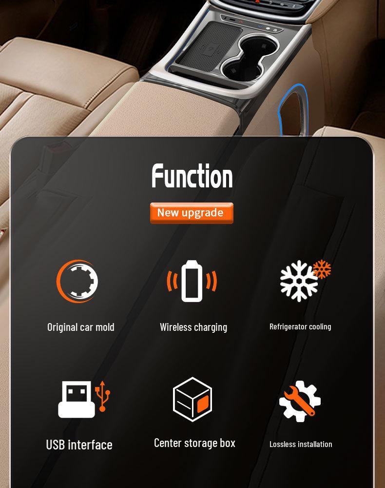 Buick GL8 Armrest Box with Refrigerator and Central Storage for 22 Models (Mild Hybrid)