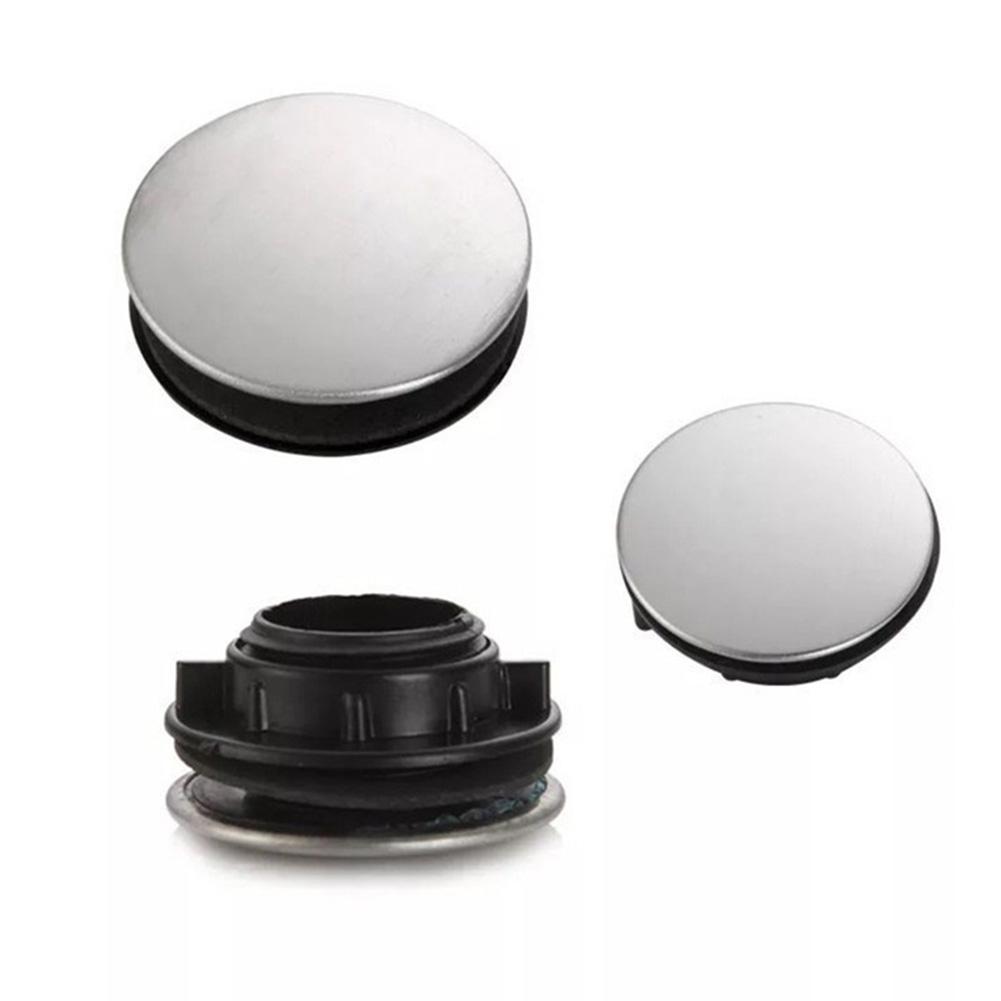 Faucet Hole Cover Sink Hole Cover Easy Installation Kitchen Plastic Black Kitchen Sink Hole Cover Leak-Proof Design