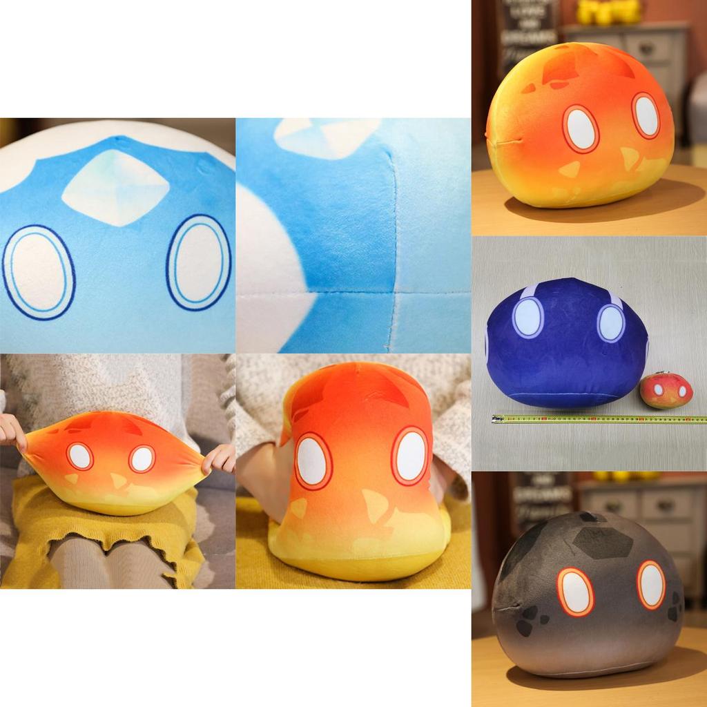 Genshin Impact Slime Theme Adorable Plush Dolls Perfect Kids Gift Cartoon Pillow