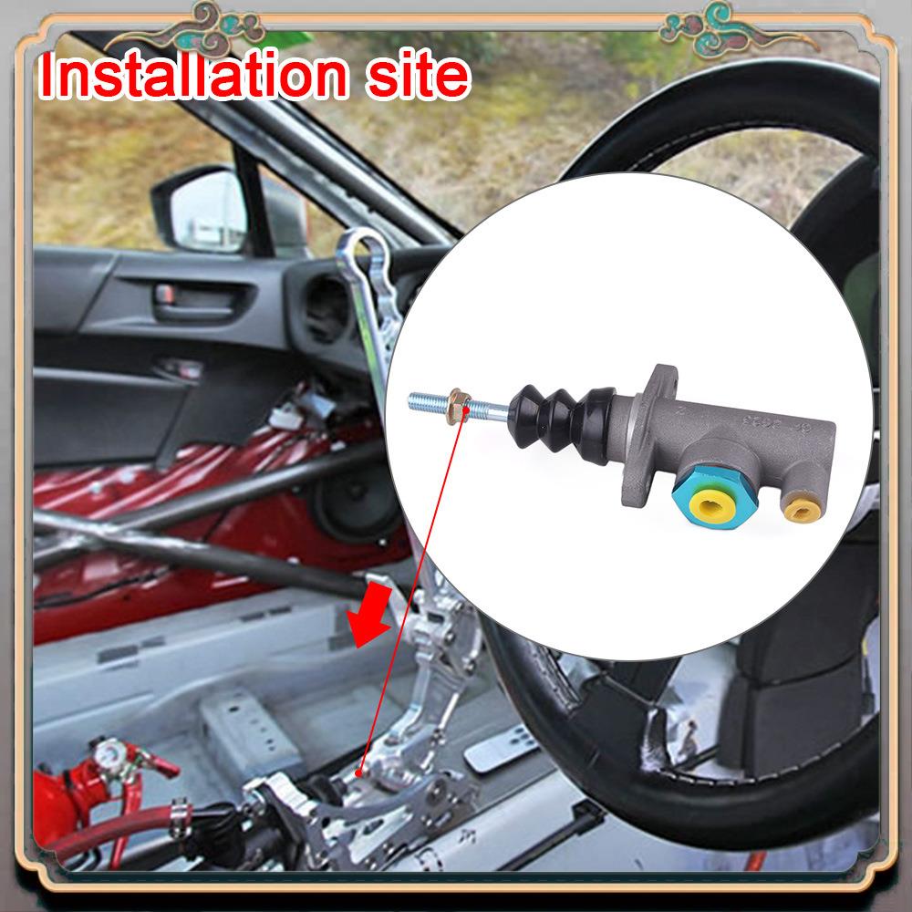 A73Q-Brake Clutch Master Cylinder 0.625 Hole Thread Bar Remote For Hydraulic Hydro Handbrake M8