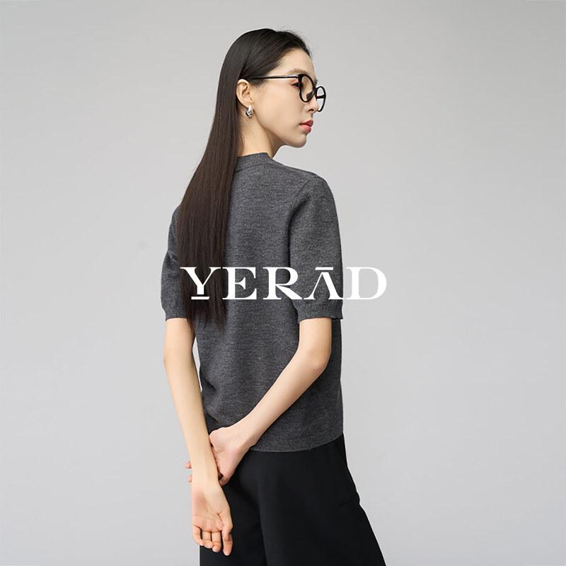 Yalida Women's Casual Lava Grey Knit Pullover
