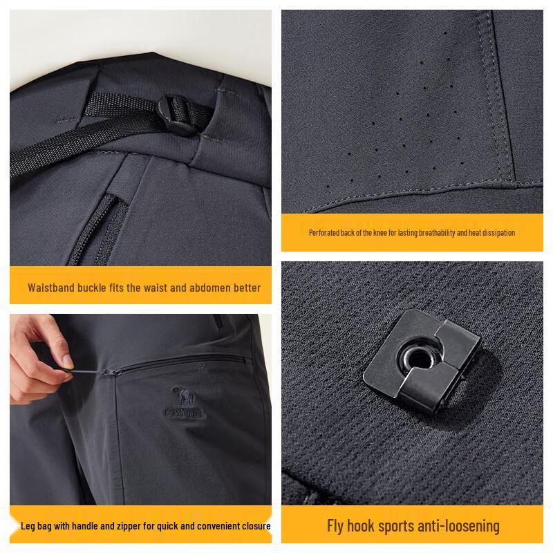 

Camel Мужские брюки карго софтшелл CORDURA для активного отдыха 30