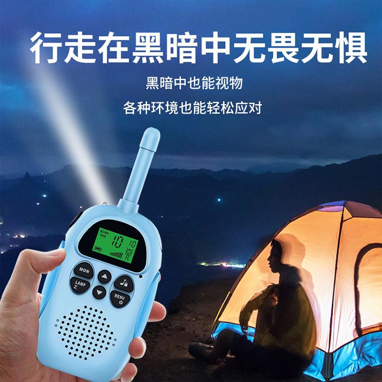 -border New Product Children's -talkie Handheld Wireless 3km Parent-child Interactive Gift Factory Wholesale Two Blue One Pair