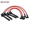 ISANCE Ignition Spark Plug Wire Cable Set D15 D16 10.2mm For Honda Civic DX LX CX EX SI 1.5L & 1.6L 1992 1993 1994 1995
