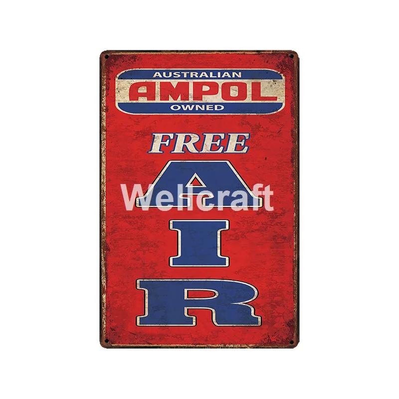 [ WellCraft ] Castrol GOLDEN FLEECE BP AMPOL Metal Signs Poster Vintage Painting Motor Oil Custom Decor LT-2025