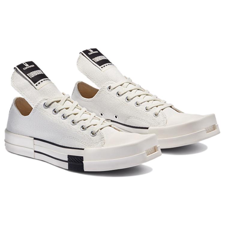 Chuck 70 Rick Owens x Chuck 70 Turbodrk Converse Low 'Lily White' 172345C
