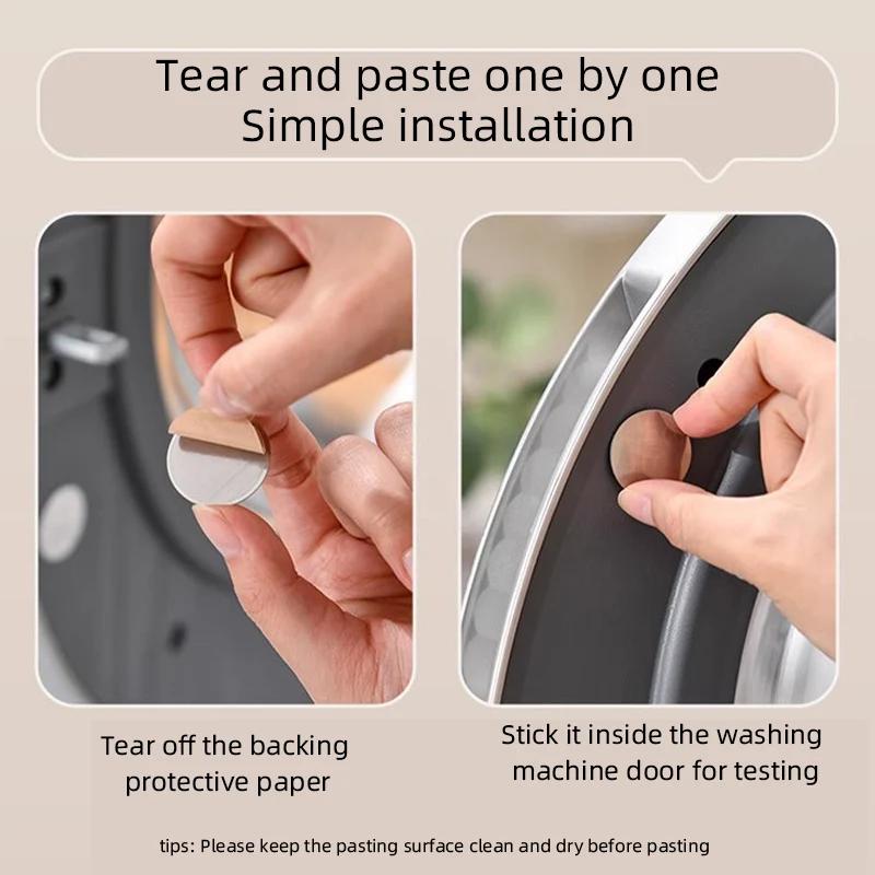 Washing Machine Door Bracket Strong Magnetic Washing Machine Door Bracket Magnet Spring Silicone Fixing Bracket