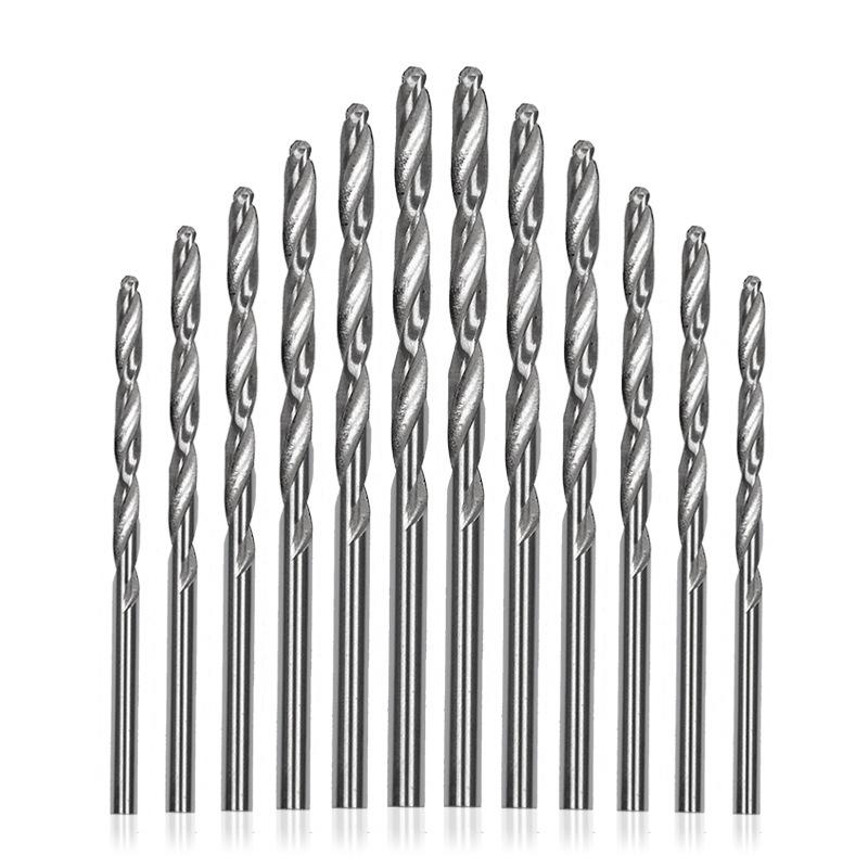 Titanium-Plated High-Speed Steel Twist Drill Bit Set (Straight Shank), 10/25 Pieces
