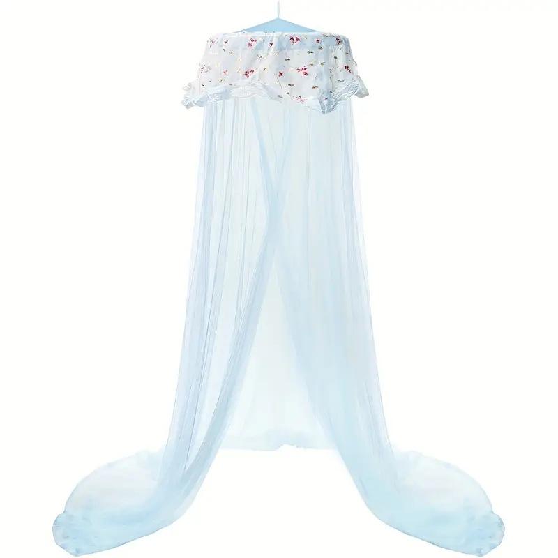 Princess Elegant Interior Decoration Mosquito Net Hanging Dome Palace Wind Surface Installation Tent Shading Net