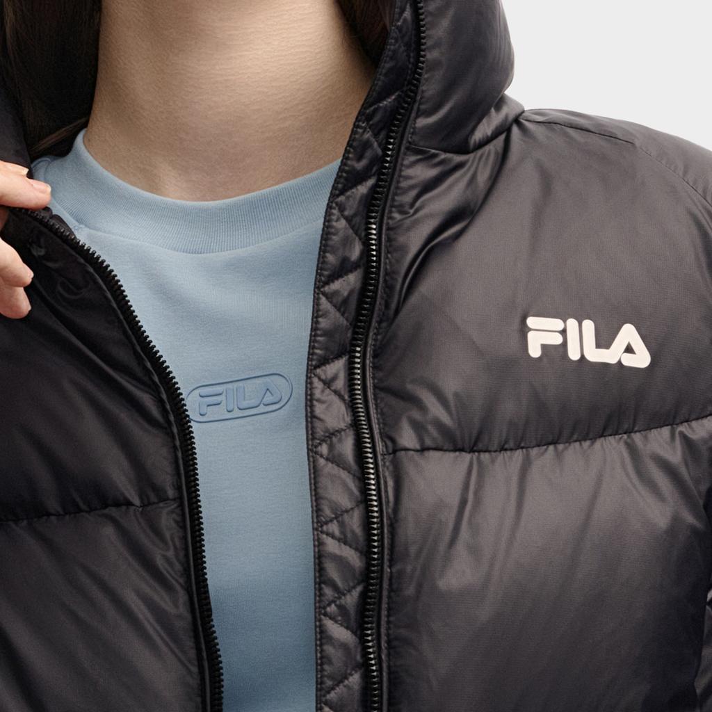 Fila Polaire Chaud Col Montant Doudoune Femme Vêtements d'Extérieur F51W549902FBK