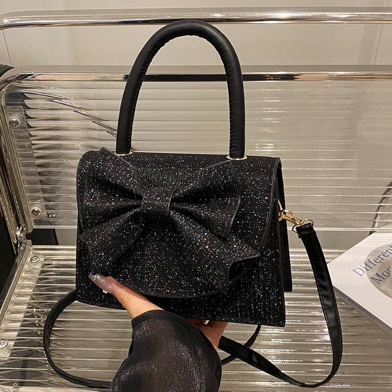 Leichte Luxus Strass Tasche, Handtasche, Abendkleid, Dinner Tasche, Schleife