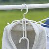 Rutschfeste Kleiderbügel Kleiderbügel Zum Trocknen mit 2 Haken Hoodie Hochwertiges PP-Material Nahtloser Kleiderbügel Multifunktional
