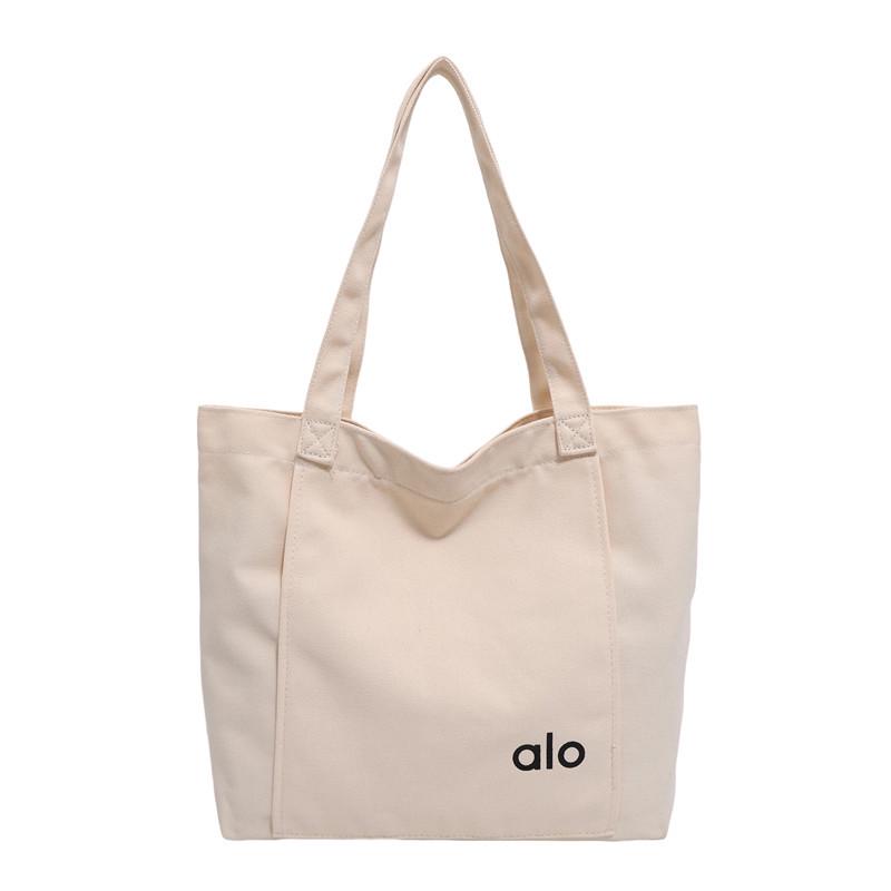 Unisex Große Canvas Yoga Tragetasche – Personalisiert, Einseitige Schultertasche zum Einkaufen oder für Fitness