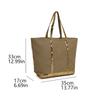 Bolso Tote de Lona Vintage con Lentejuelas Bolso de Hombro de Gran Capacidad Bolso de Mano Versátil para Desplazamientos para Mujeres Regalos