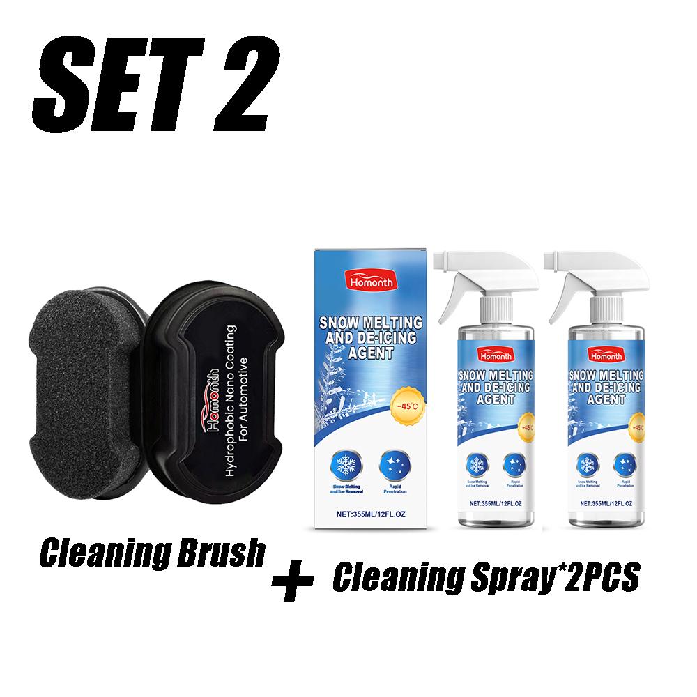 Car Snow Melting De-Icing Agent Winter Automotive Windshield De-Icer Quickly Melts Frost Car Antifreeze Anti-Frost Tools 355ml