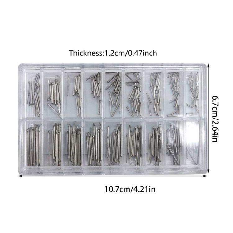 270Pcs Watch Link Pins Watch Pins Kit Assortment Stainless Steel Watch Strap Bar Repair Kit for Watchmaker 6-23mm