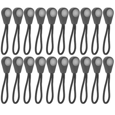 20Pcs Backpack Zipper Puller Head GlowintheDark AntiLost for Outdoor Mountaineering Camping