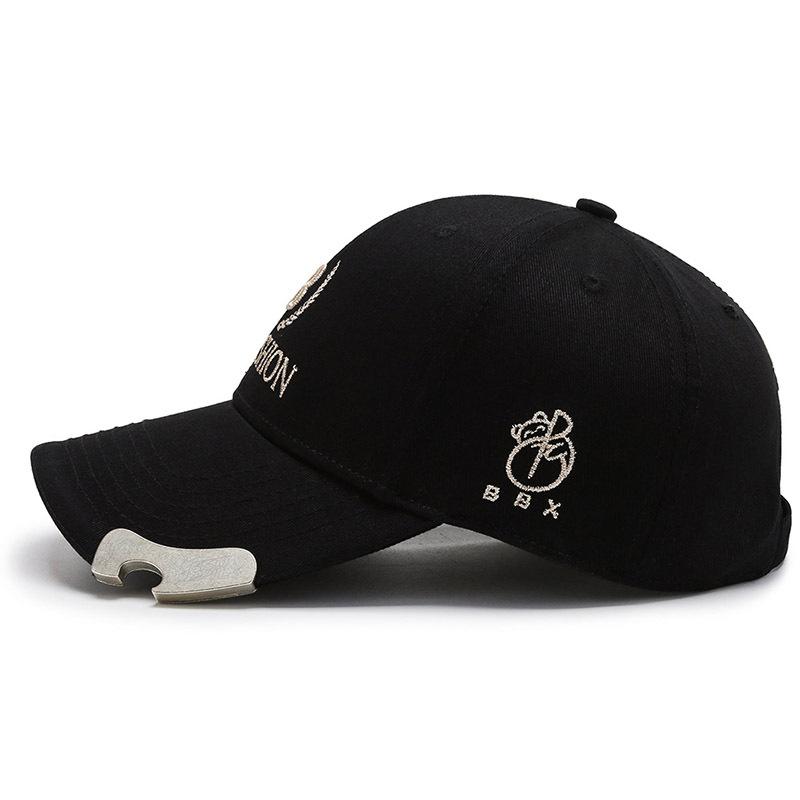 New baseball cap three-dimensional embroidery cap summer bottle opener casual hat versatile sun hat