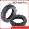 Pneu Externo e Câmara de Ar Originais 80/65-6 Off road para Scooter Elétrica Joyor S5 S8 S10s Série S Pneus Infláveis para Estrada Acessório